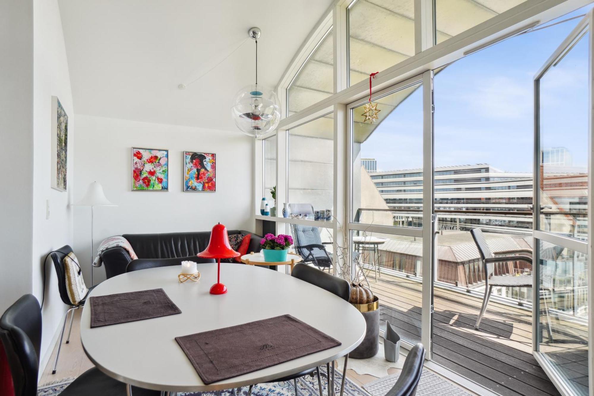 Penthouse 1br Lejlighed M 13 M2 Terrasse & Udsigt Lejlighed *